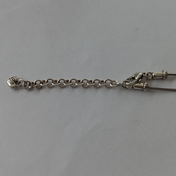 Brighton Cross necklace, 2 sided, reversible, Rhinestone, 16" with extender. - Picture 4 of 7